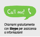Chiama
                con Skype